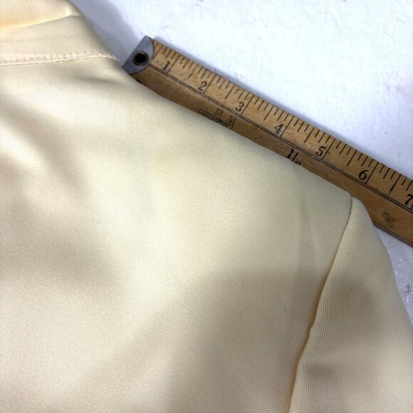70's "After Six" Yellow Tuxedo Prom Wedding Formal Jacket - Size: 37 x Long - Picture 10 of 12